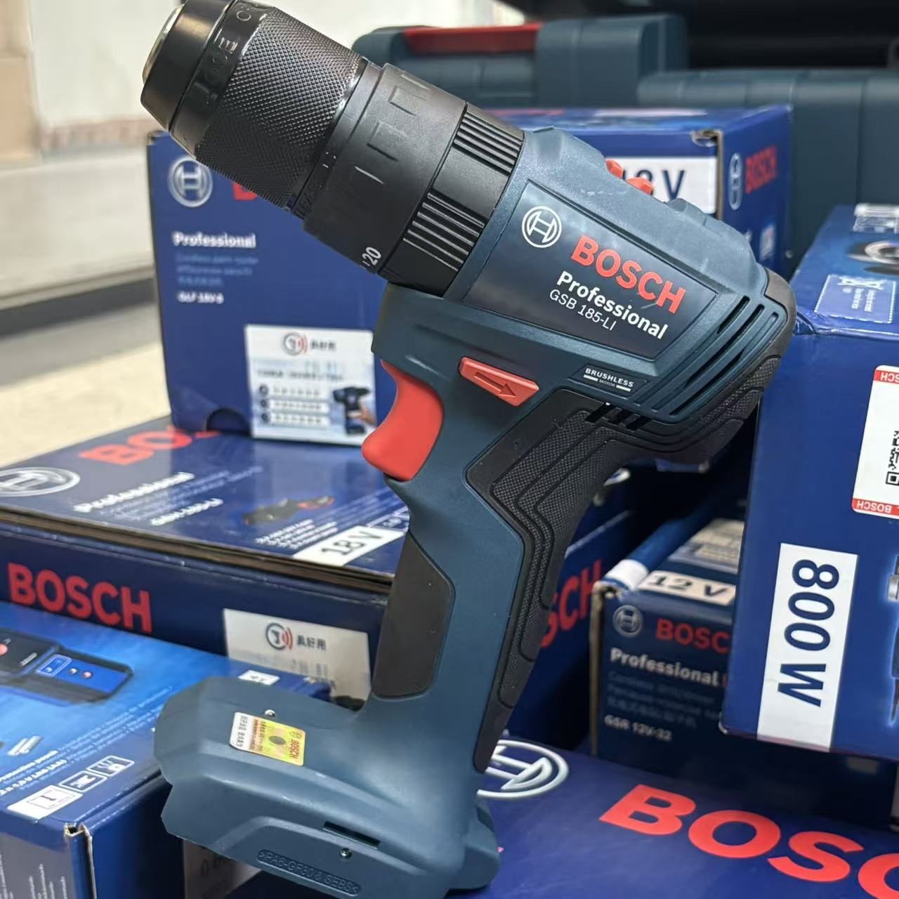 Bosch Drill Gsb 18V - Furadeira de impacto sem fio Bosch